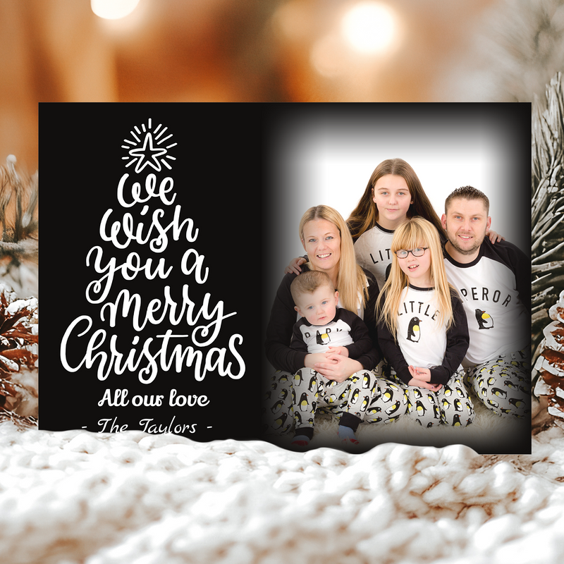 FLAT Bespoke Christmas Cards, Custom Photo Christmas Cards