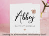 Personalised 18th Birthday Card - Celebrate 18 Today with Custom Balloon Design - Special Milestone Eighteenth Greeting