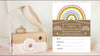 Unisex Rainbow Memory Milestone Cards - Colourful Baby Keepsake