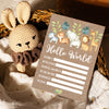 Jungle Safari Animals Baby Milestone Cards - Unisex Photo Props