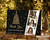 FLAT Custom Photo Christmas Thank You Cards, Children Personalised Thank you for my gift Cards