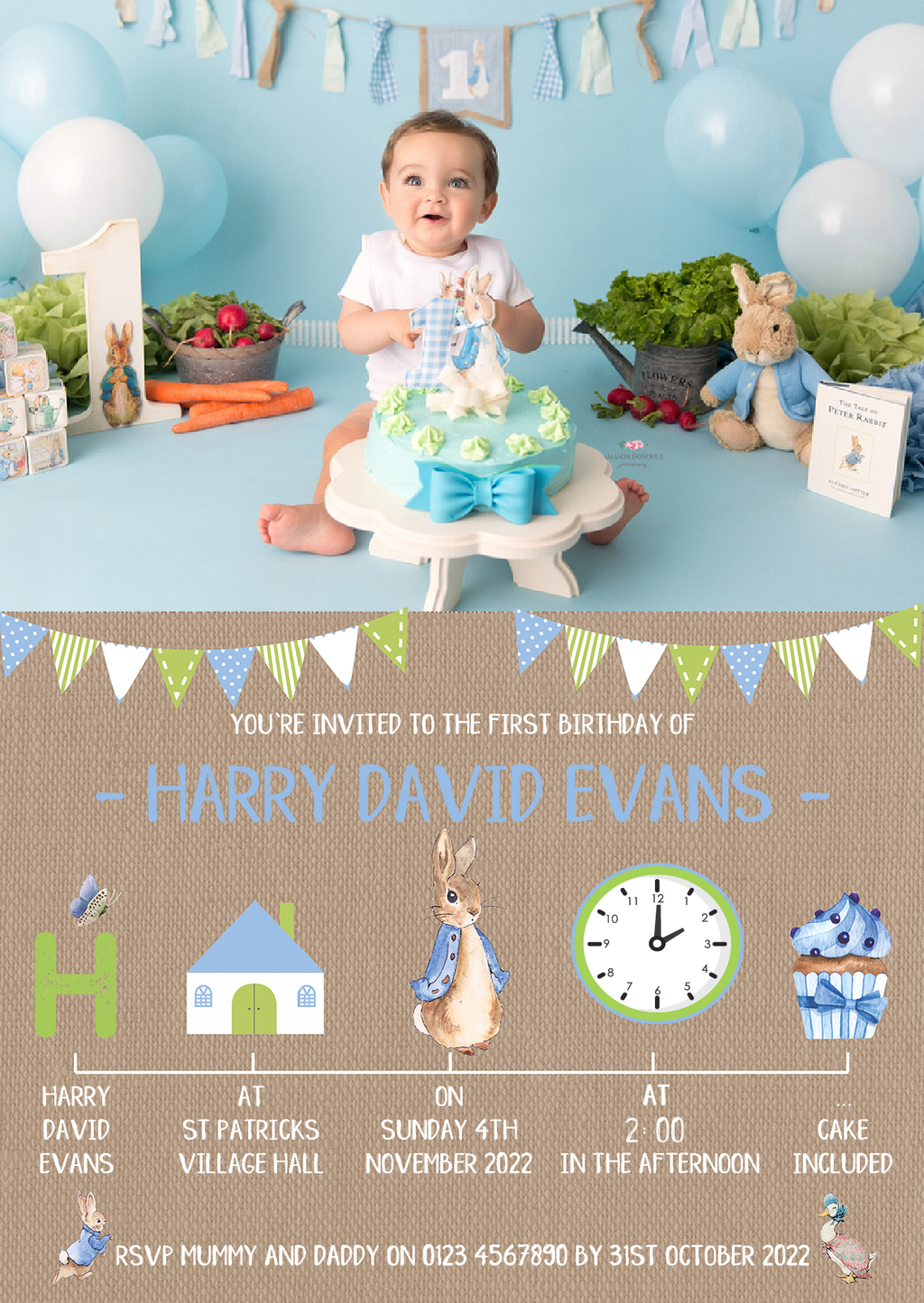 Peter Rabbit Birthday Party Ideas, Photo 2 of 9